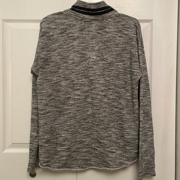 PINK Victoria’s Secret Quarter Zip Sweatshirt Top with Kangaroo Pockets - Picture 6 of 12